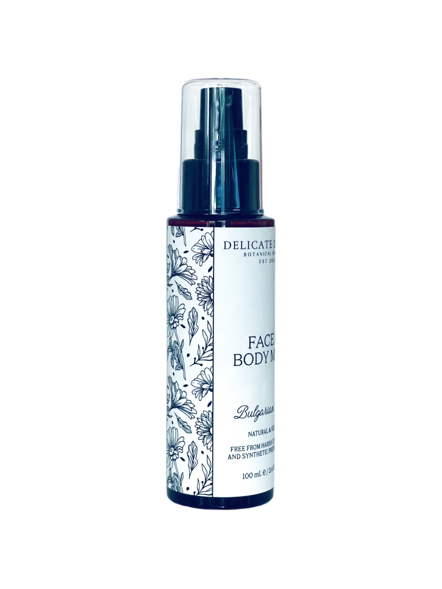 Bulgarian Rose Water Face, Hair & Body Mist Spray - Delicate Daisys Botanical Beauty