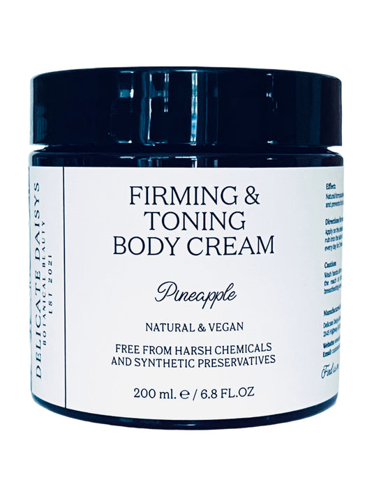 Firming & Toning Body Cream Pineapple & Retinol - Delicate Daisys Botanical Beauty