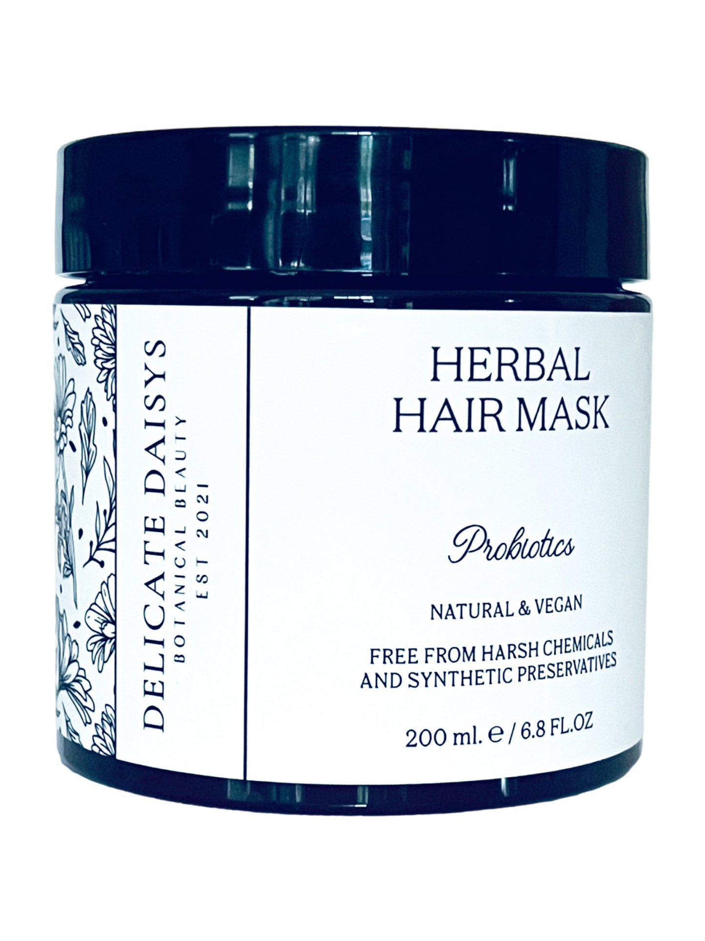 Herbal Hair Mask Probiotics - Delicate Daisys Botanical Beauty