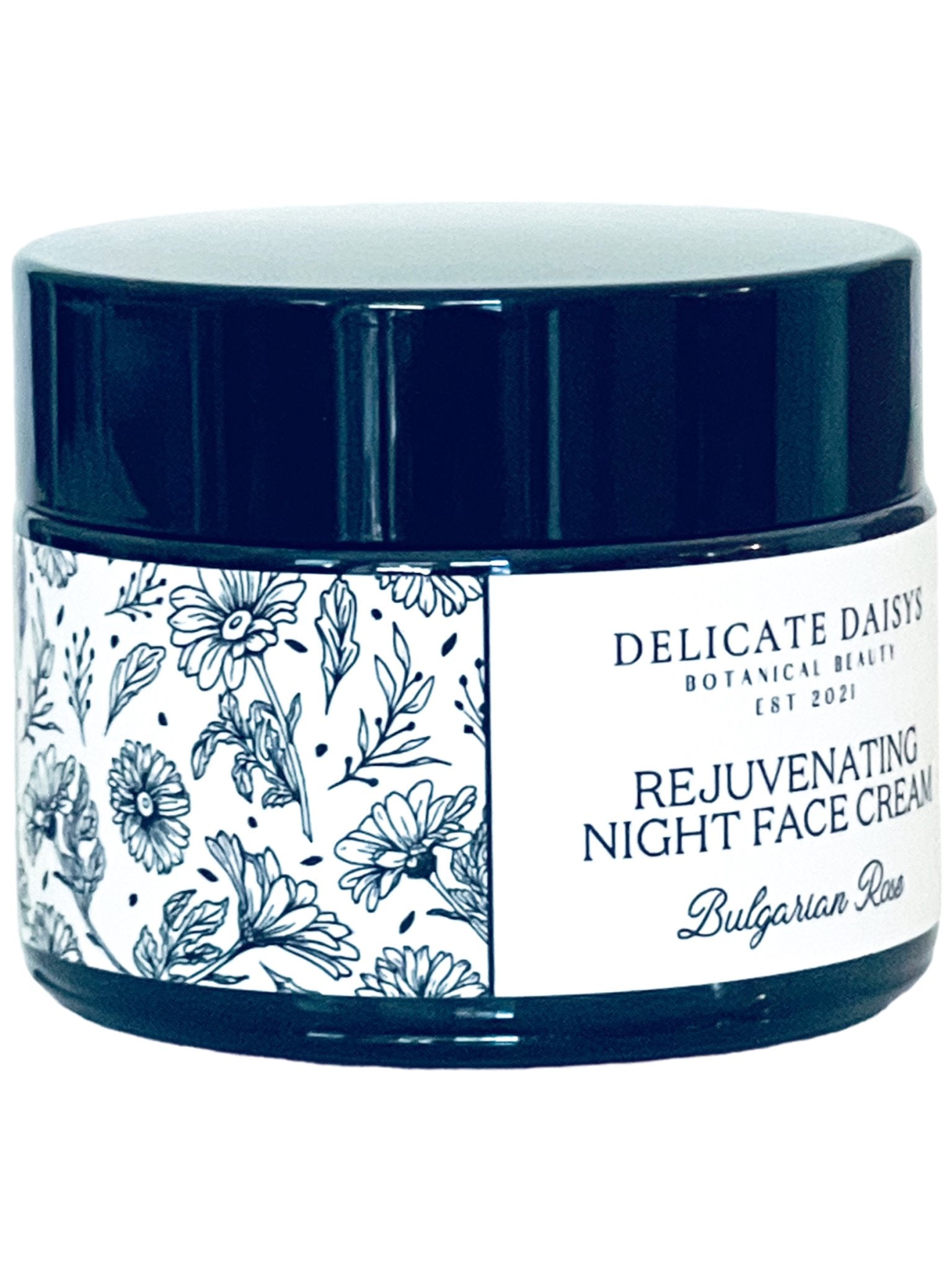 Rejuvenating Night Face Cream Bulgarian Rose - Delicate Daisys Botanical Beauty