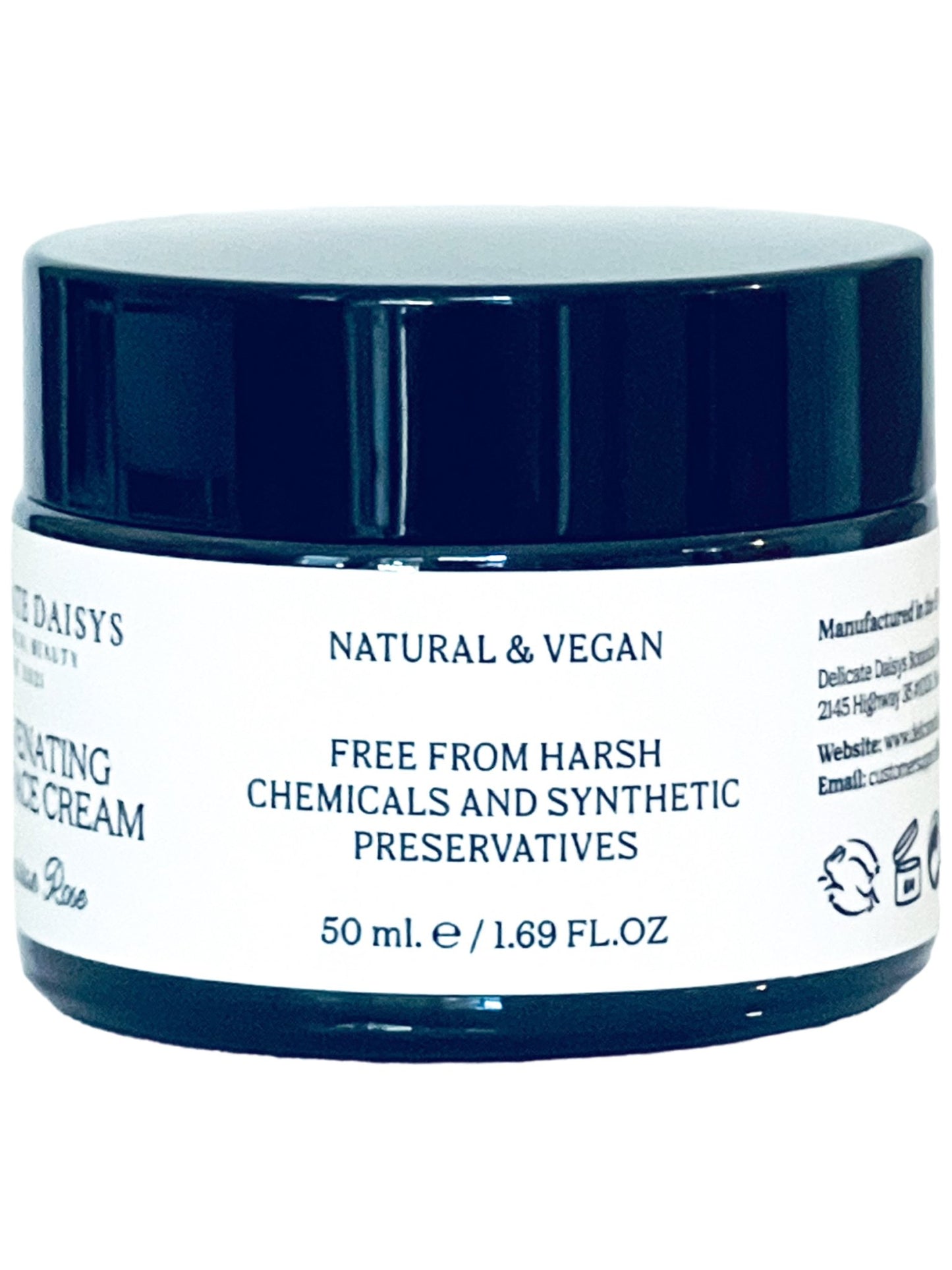 Rejuvenating Night Face Cream Bulgarian Rose - Delicate Daisys Botanical Beauty