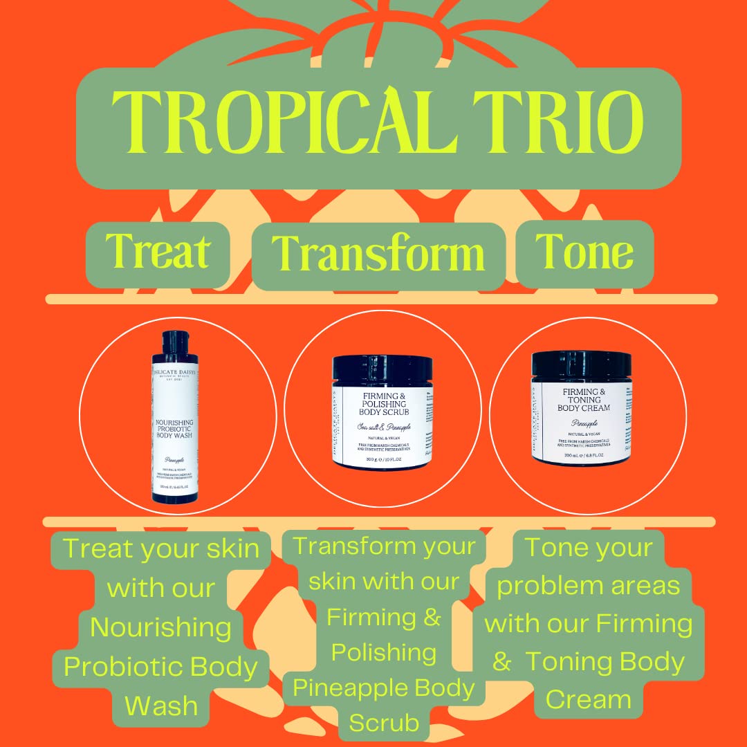 Tropical Trio Collection Set - Delicate Daisys Botanical Beauty